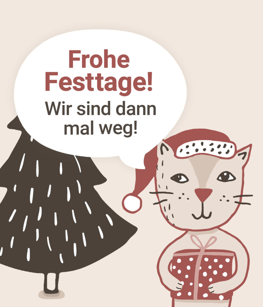 Betriebsferien Weihnachten Christmas Urlaub