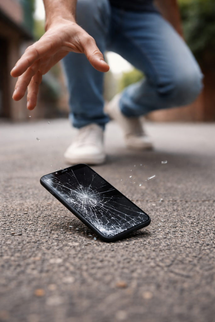 Privathaftpflichtversicherung - Wenn das fremde Handy hinfällt, dann übernimmt die Privathaftpflicht den Schaden