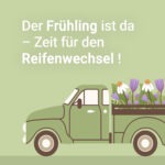 Reifenwechsel Frühling Auto Sommerreifen
